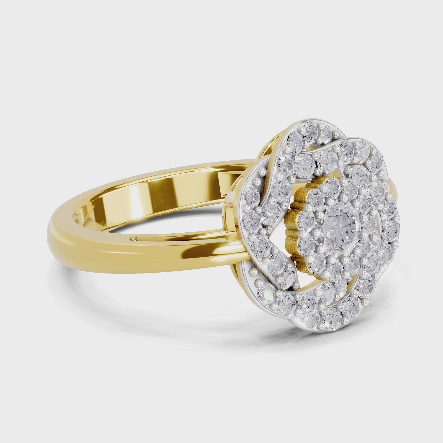 Sparq 0.64ct Premium Diamond Cluster Ring