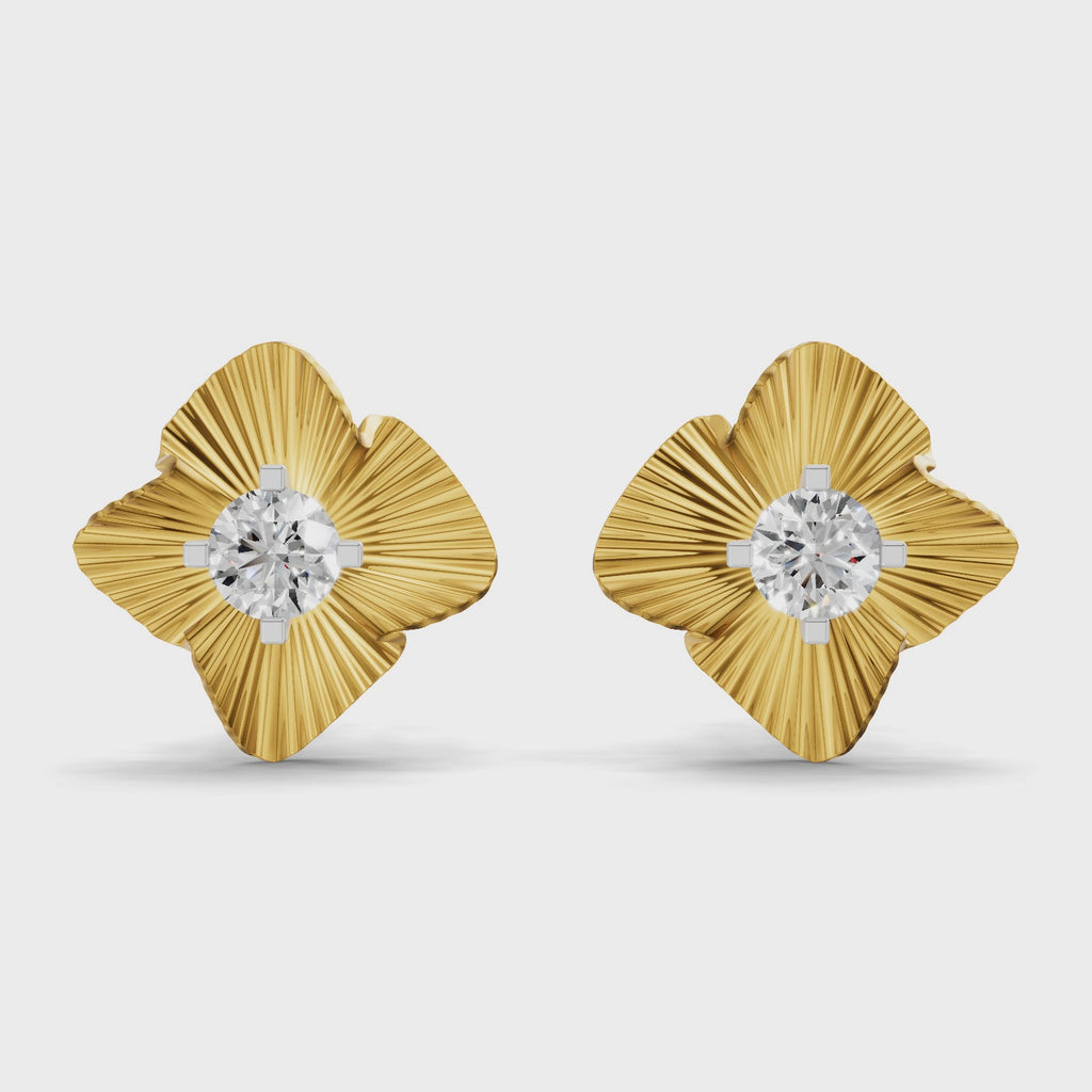Sparq 0.49ct Statement Diamond Cluster Stud Earrings