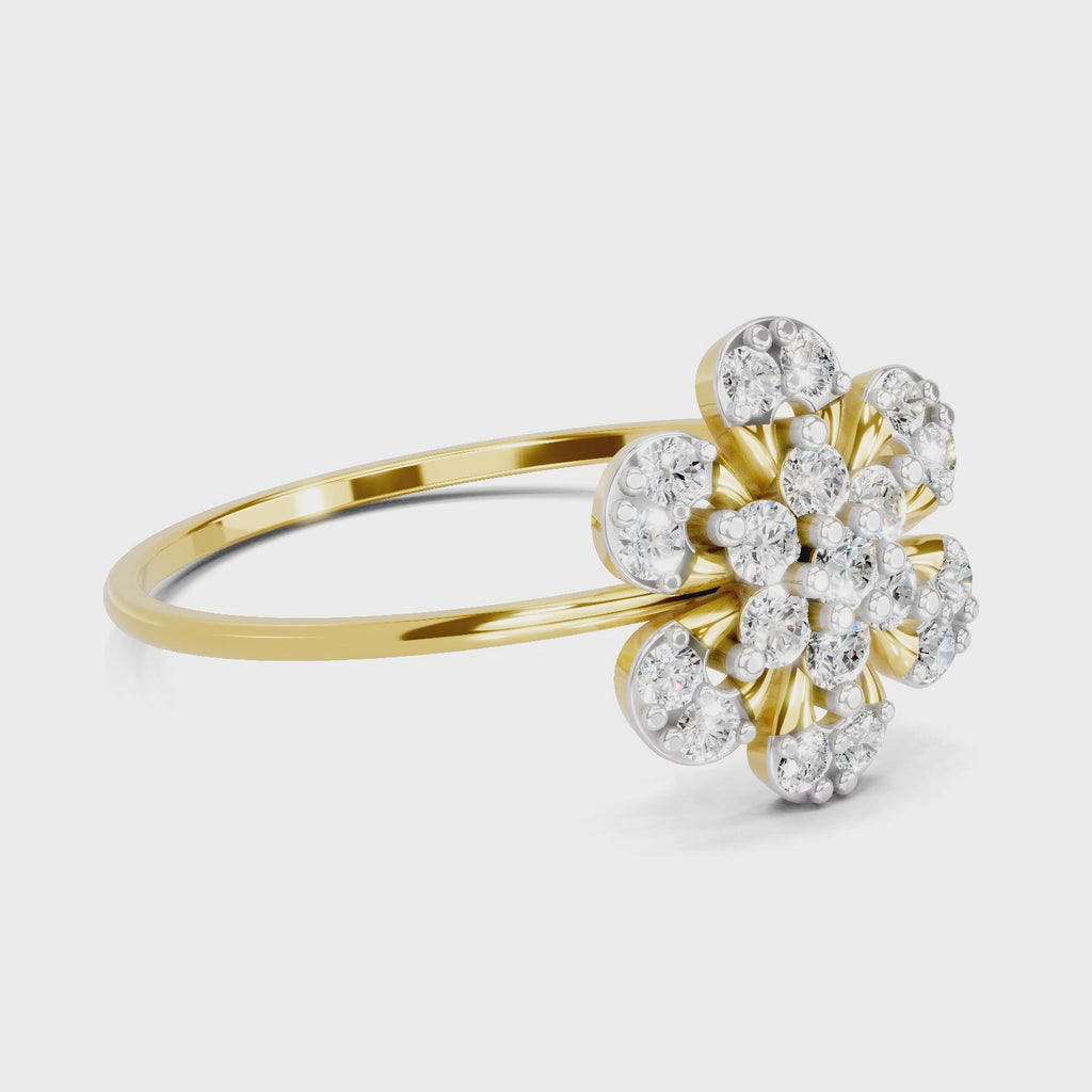 Sparq 0.25ct Evening Diamond Cluster Ring