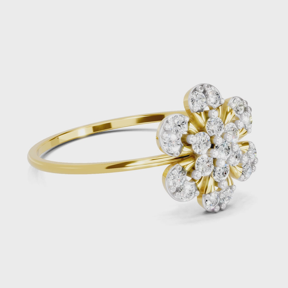 Sparq 0.25ct Evening Diamond Cluster Ring