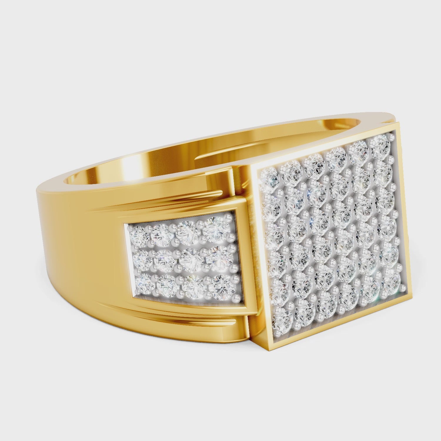 Sparq 0.97ct Statement Diamond Cluster Swirl Ring
