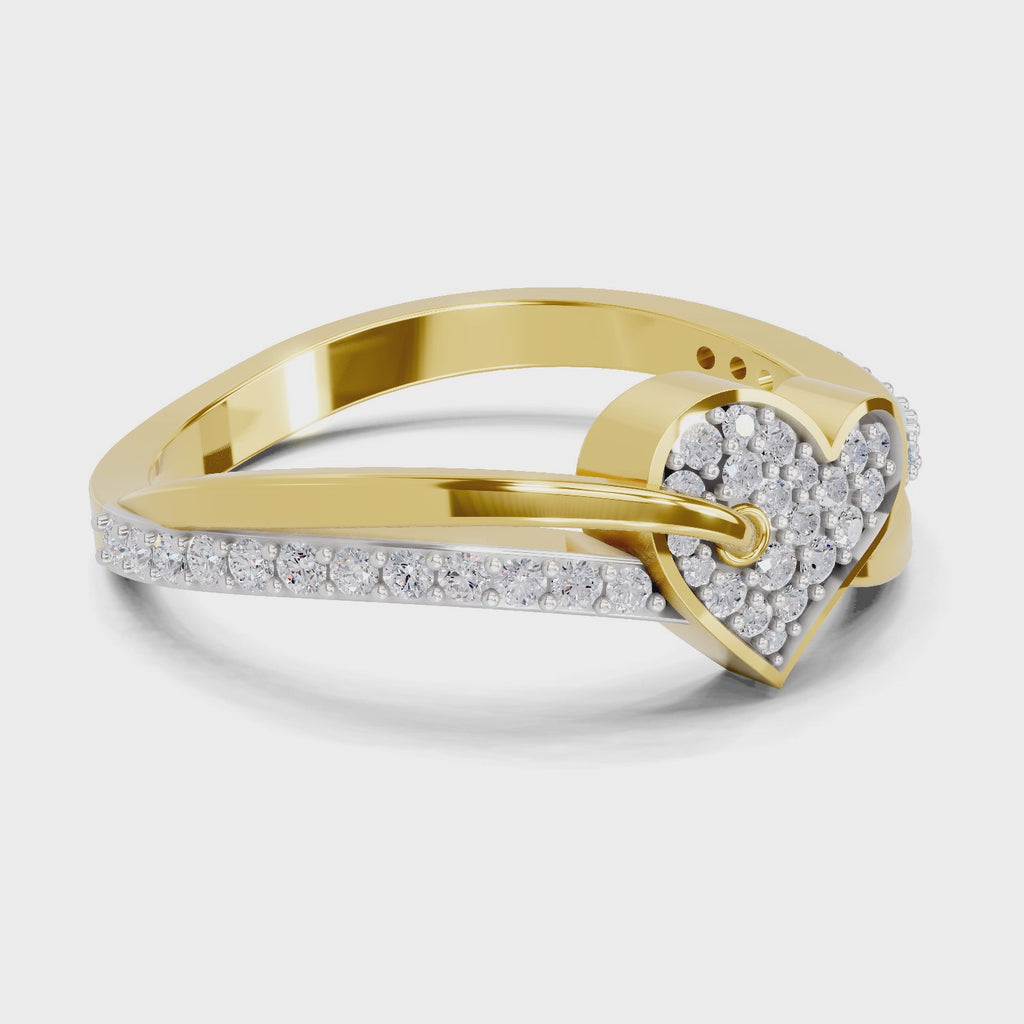 Sparq 0.32ct Evening Diamond Heart Ring