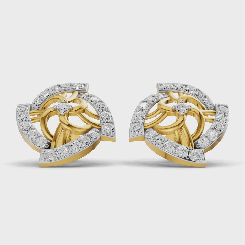 Sparq 0.78ct Luxe Diamond Cluster Stud Earrings