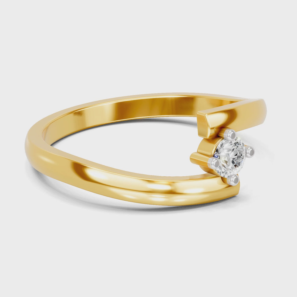 Sparq 0.11ct Minimal Diamond Cluster Ring