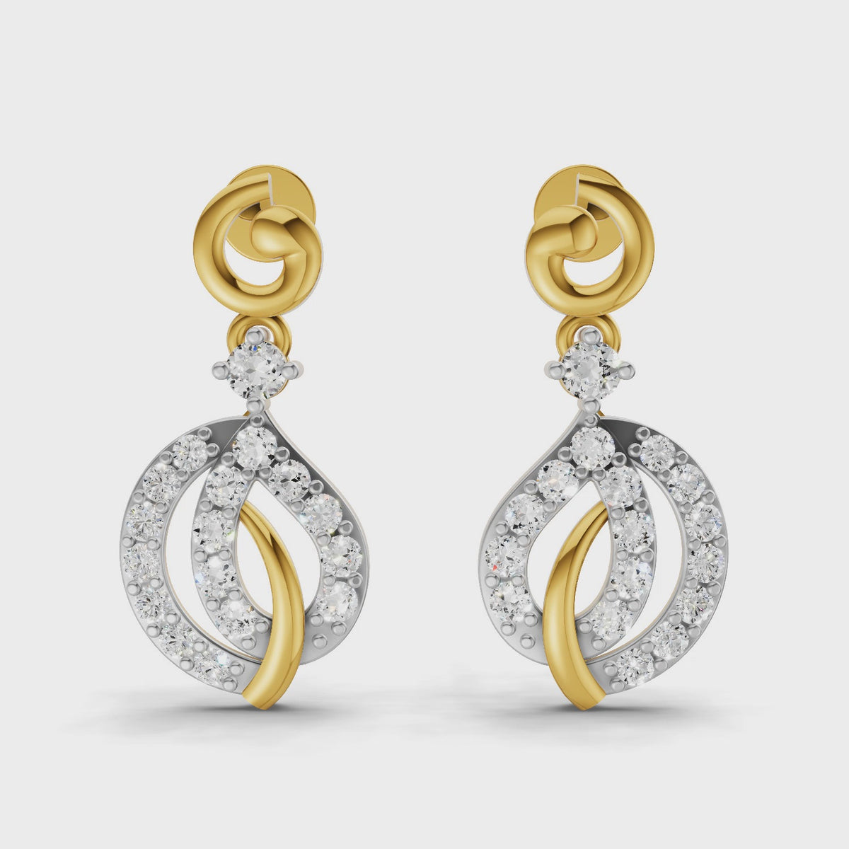 Sparq 0.59ct Luxe Diamond Dangle Dangle Earrings