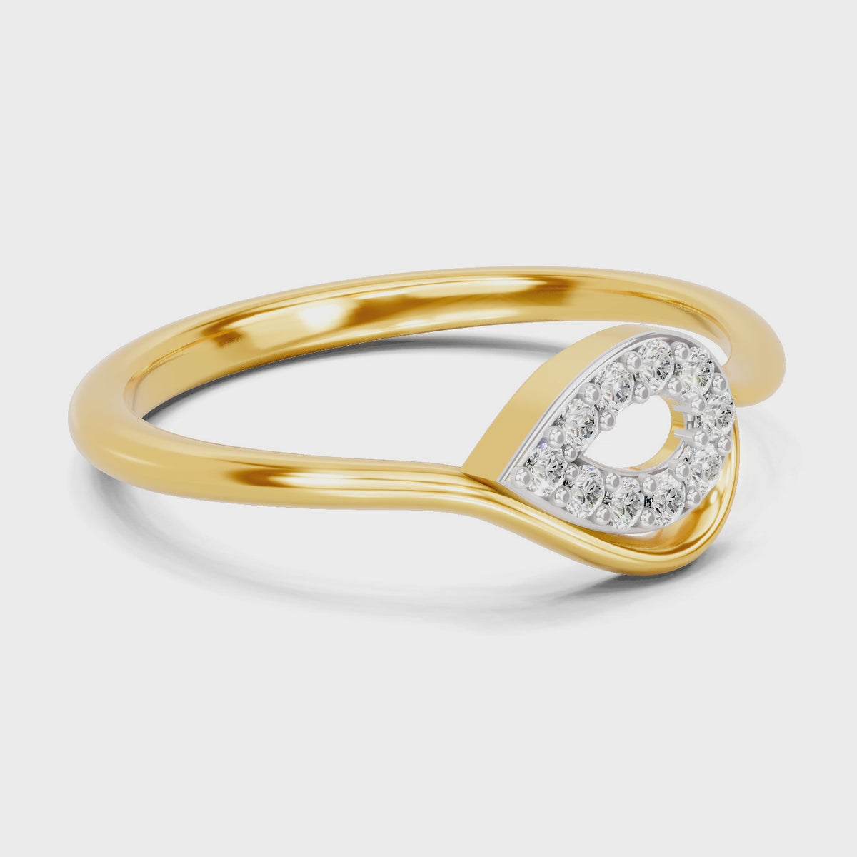 Sparq 0.1ct Minimal Diamond Cluster Ring