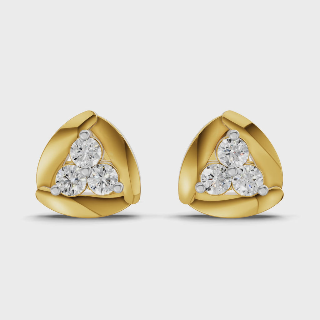 Sparq 0.15ct Everyday Diamond Cluster Stud Earrings