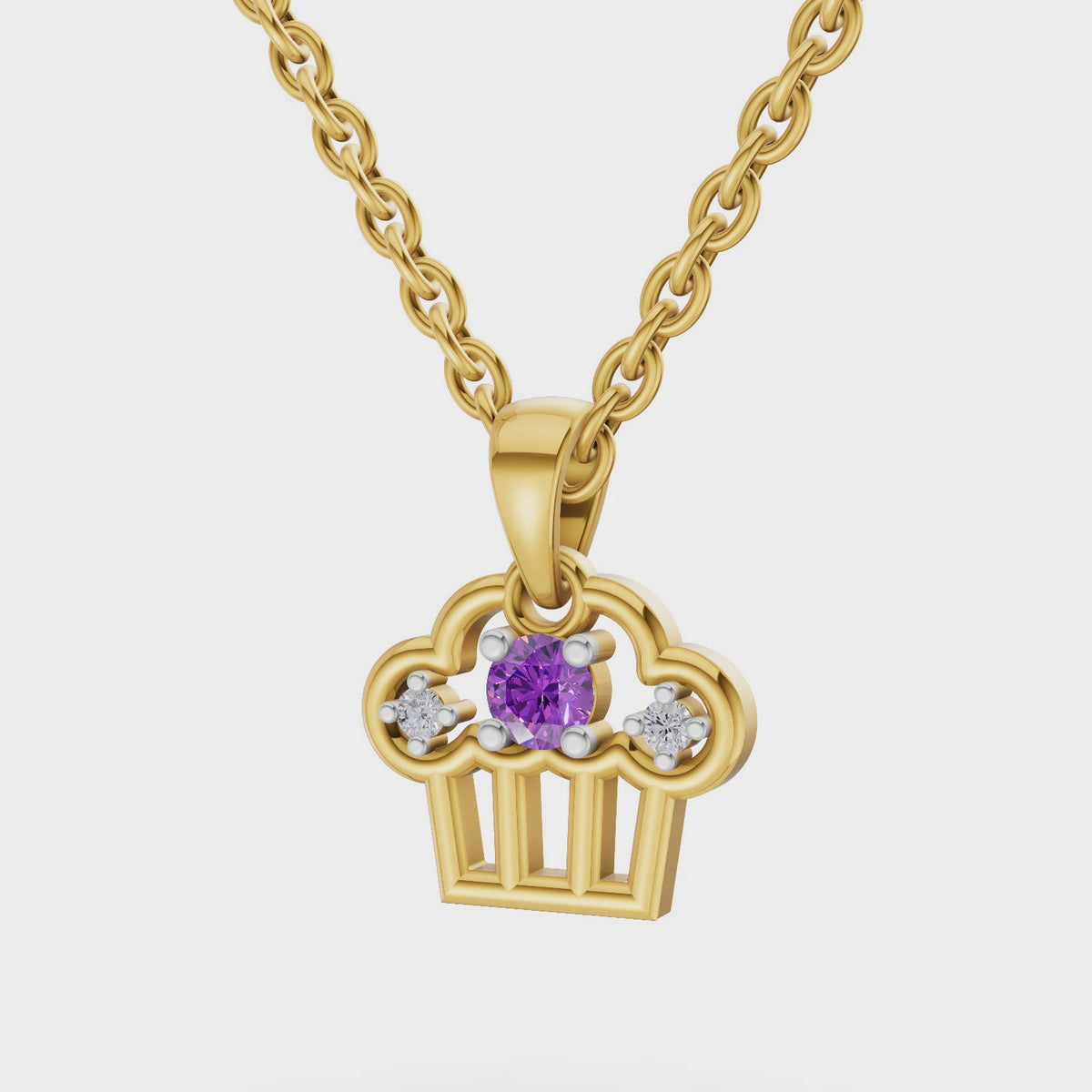 Sparq 0.02ct Minimal Diamond Cluster Pendant