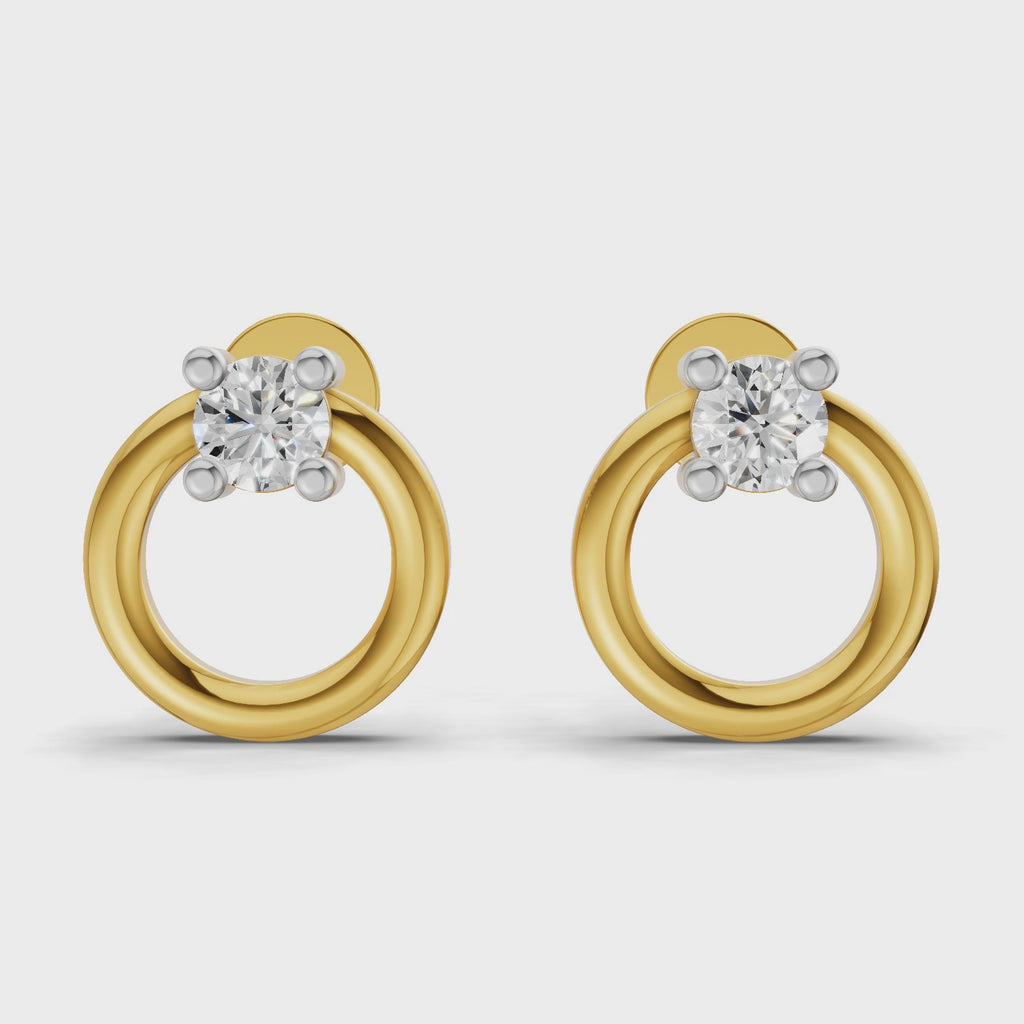 Sparq 0.15ct Timeless Diamond Cluster Stud Earrings