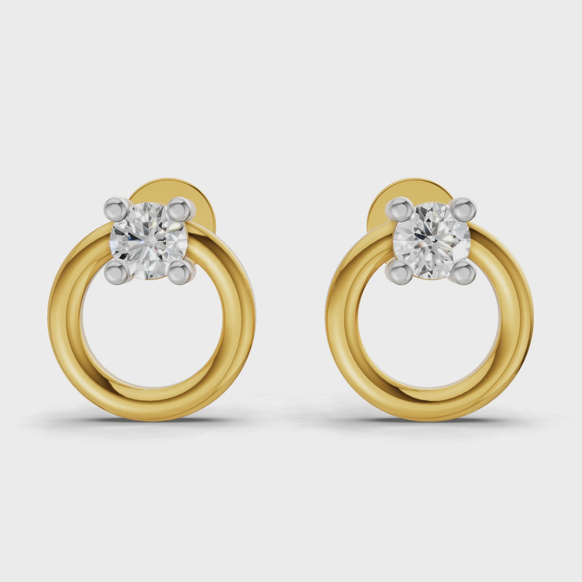 Sparq 0.15ct Timeless Diamond Cluster Stud Earrings