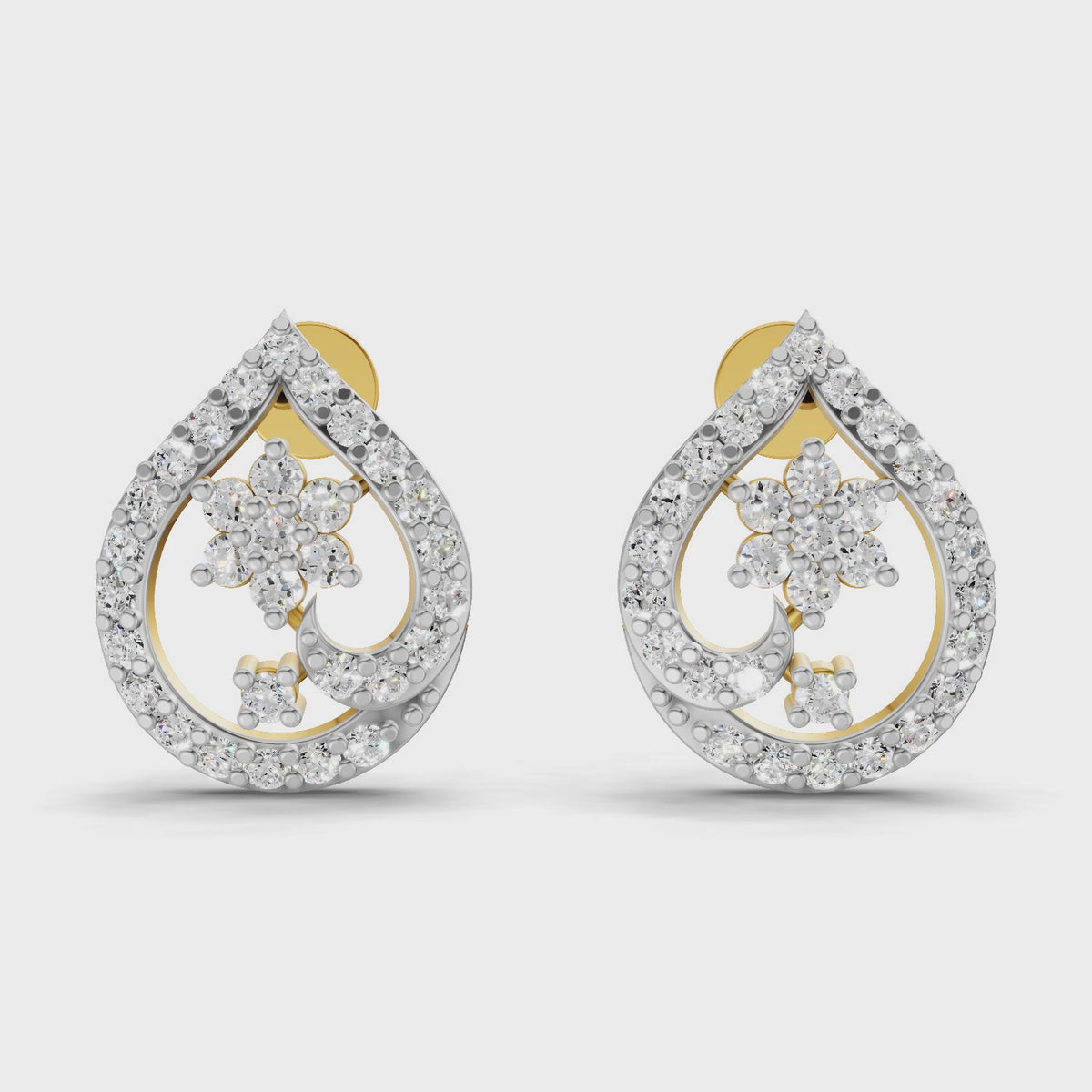 Sparq 1.4ct Iconic Diamond Cluster Stud Earrings
