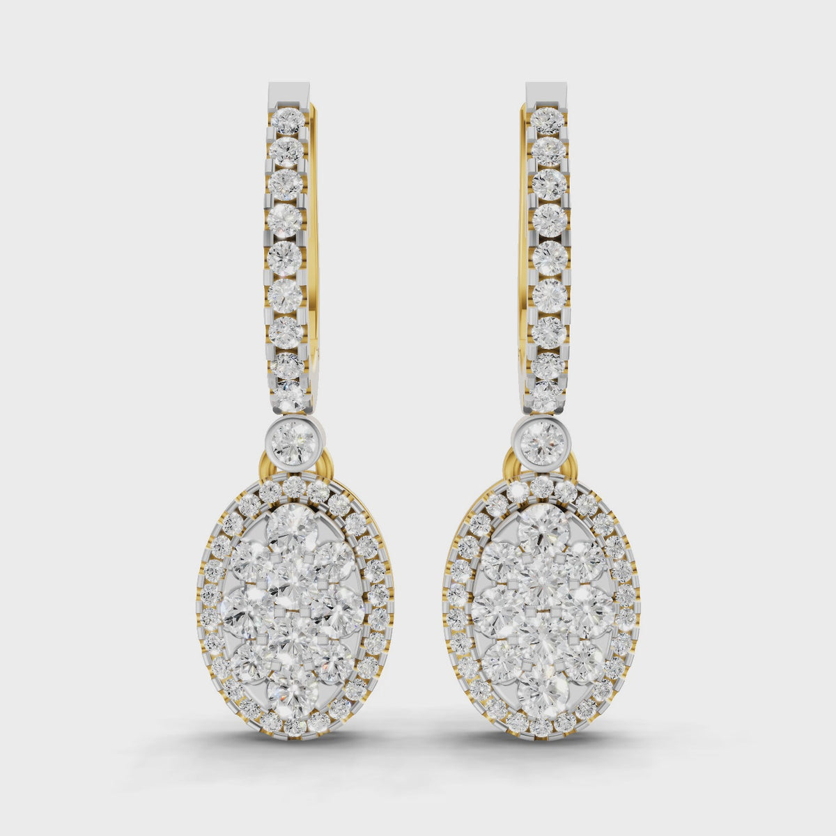 Sparq 0.85ct Grand Diamond Leaf Stud Earrings