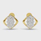 Sparq 0.42ct Evening Diamond Cluster Swirl Stud Earrings