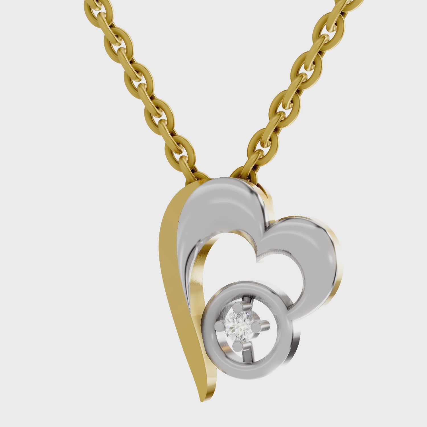 Sparq 0.02ct Everyday Diamond Heart Pendant