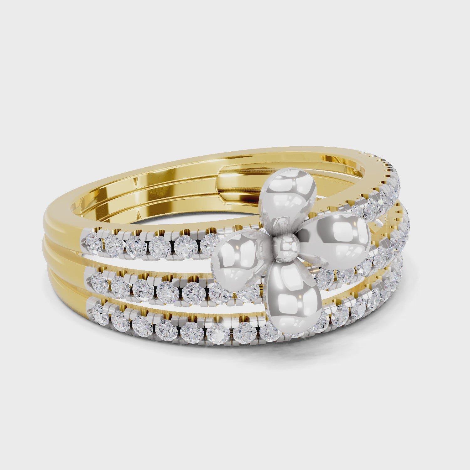 Sparq 0.63ct Premium Geometric Diamond Ring