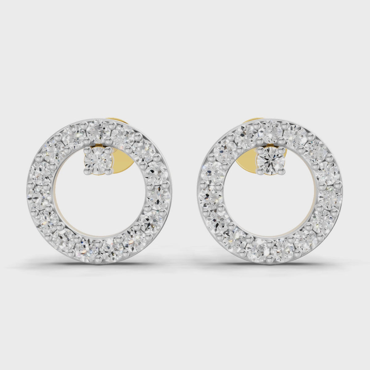 Sparq 0.39ct Evening Diamond Cluster Stud Earrings