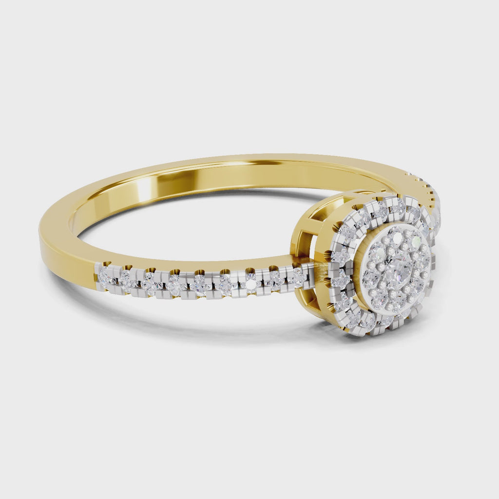 Sparq 0.33ct Evening Diamond Halo Ring