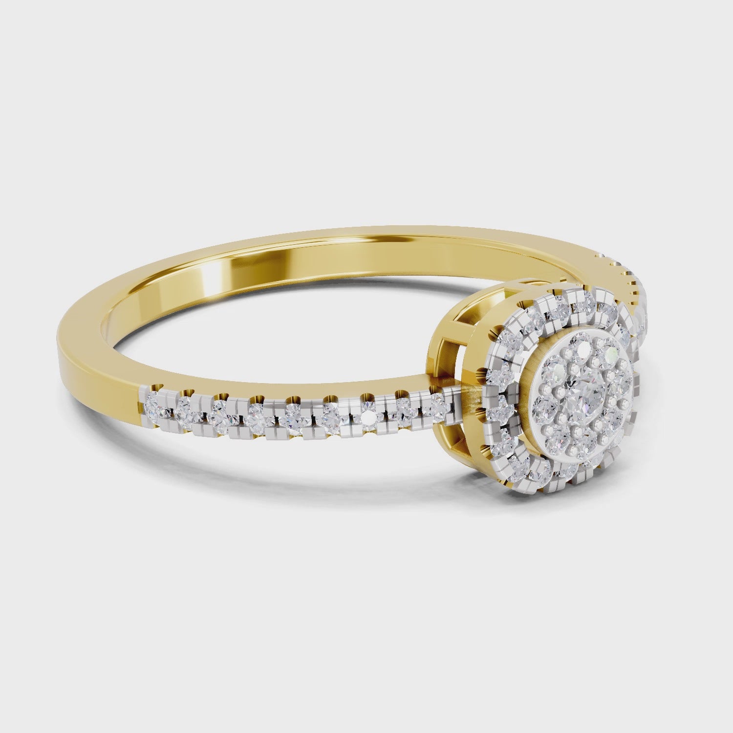 Sparq 0.33ct Evening Diamond Halo Ring