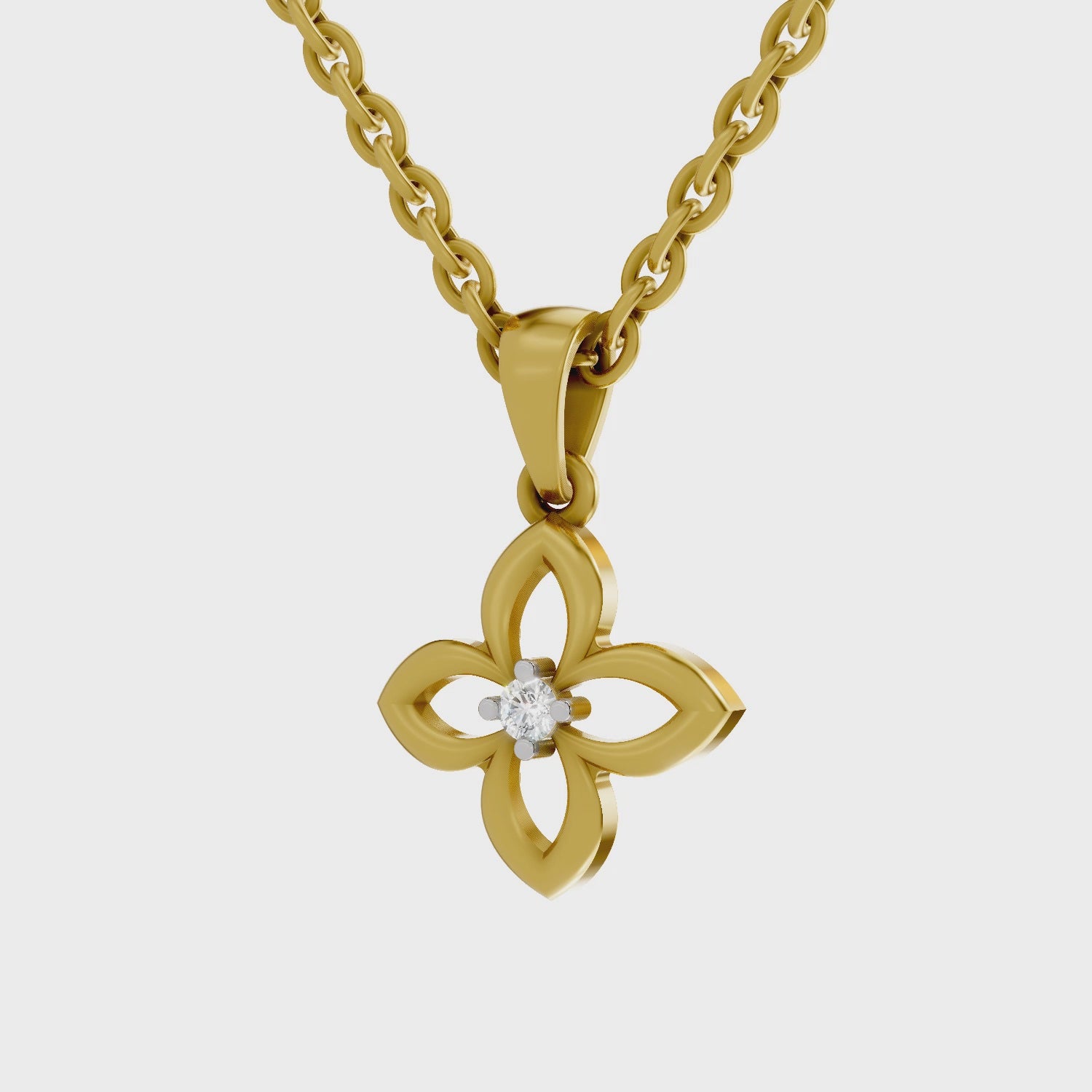 Sparq 0.02ct Everyday Geometric Diamond Pendant