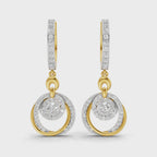 Sparq 1.68ct Statement Diamond Cluster Swirl Stud Earrings