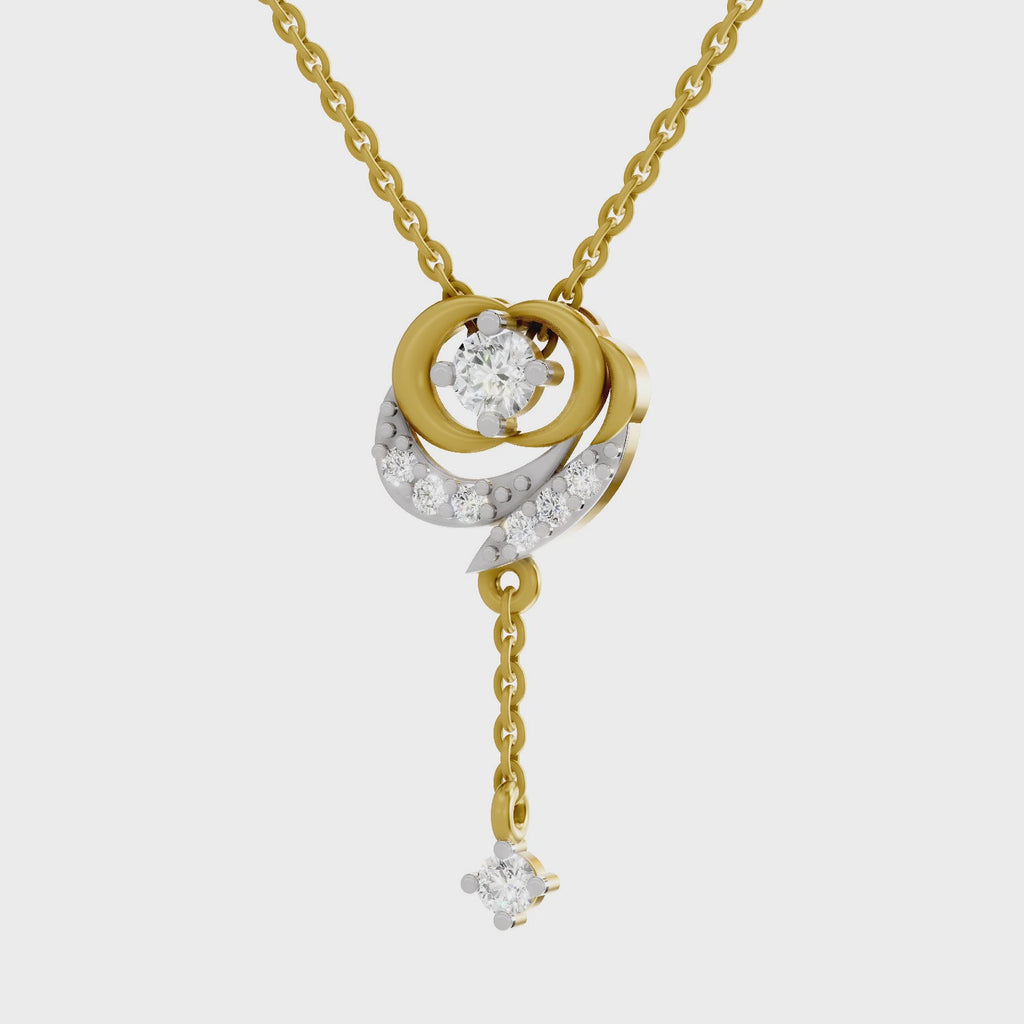 Sparq 0.21ct Evening Diamond Cluster Pendant