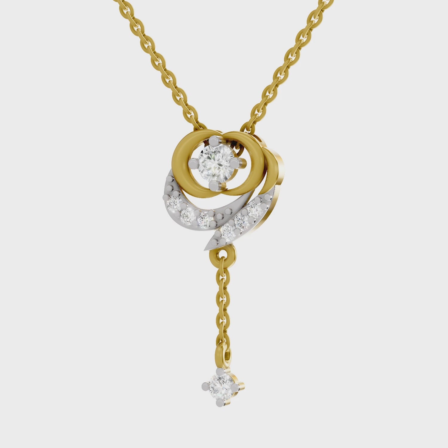Sparq 0.21ct Evening Diamond Cluster Pendant