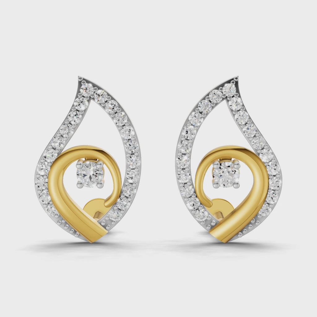 Sparq 0.92ct Iconic Diamond Cluster Stud Earrings