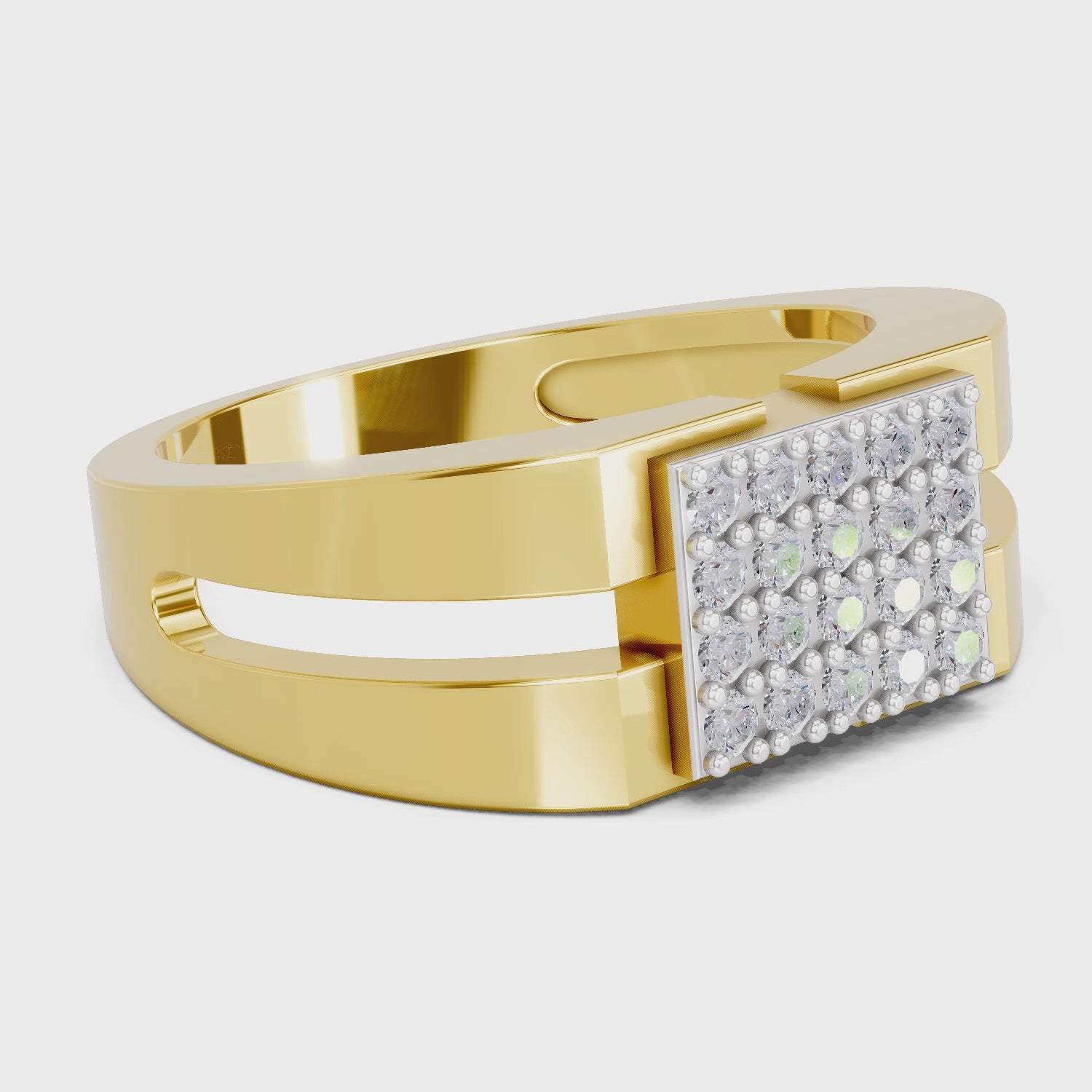 Sparq 0.5ct Elevated Diamond Cluster Ring