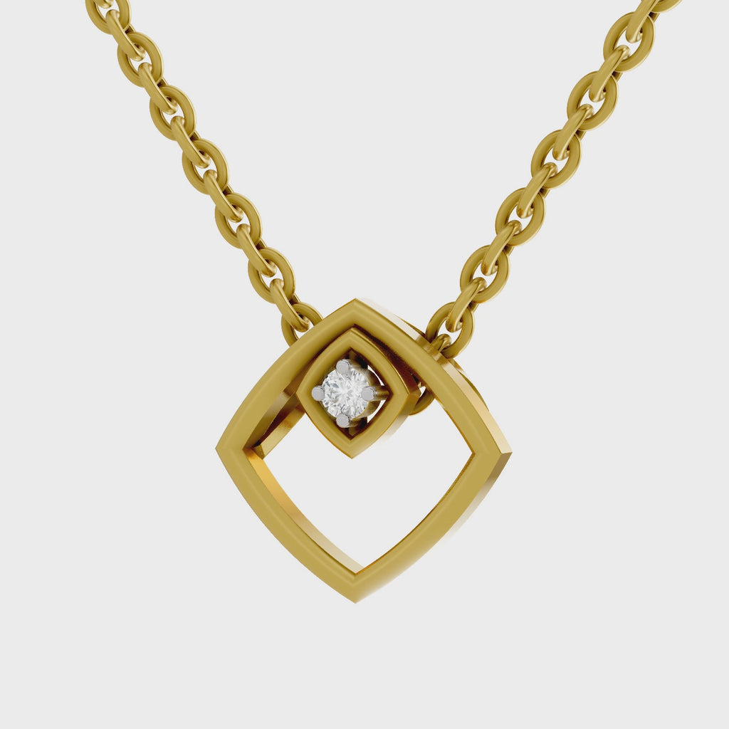 Sparq 0.02ct Everyday Geometric Diamond Pendant