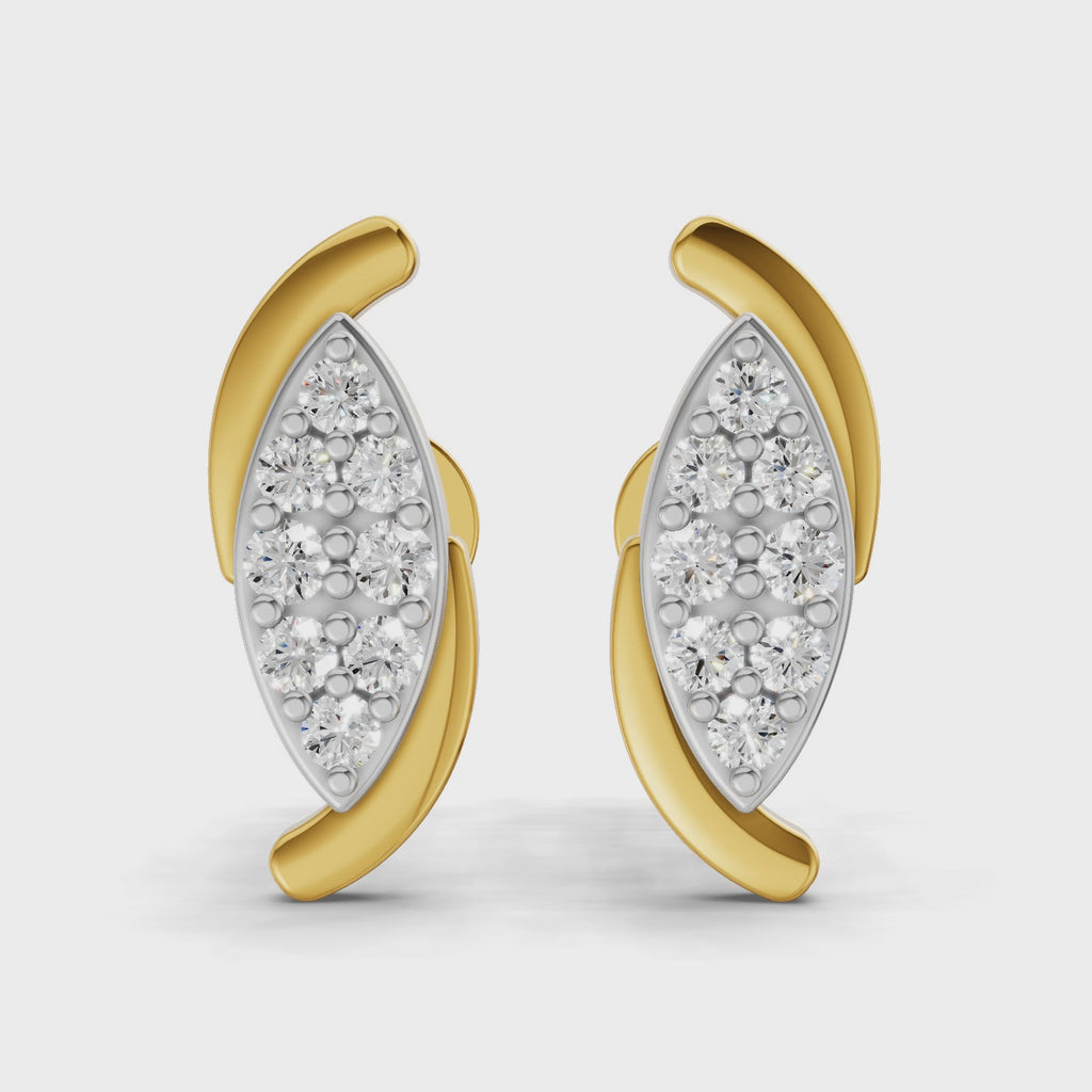 Sparq 0.17ct Timeless Diamond Cluster Stud Earrings