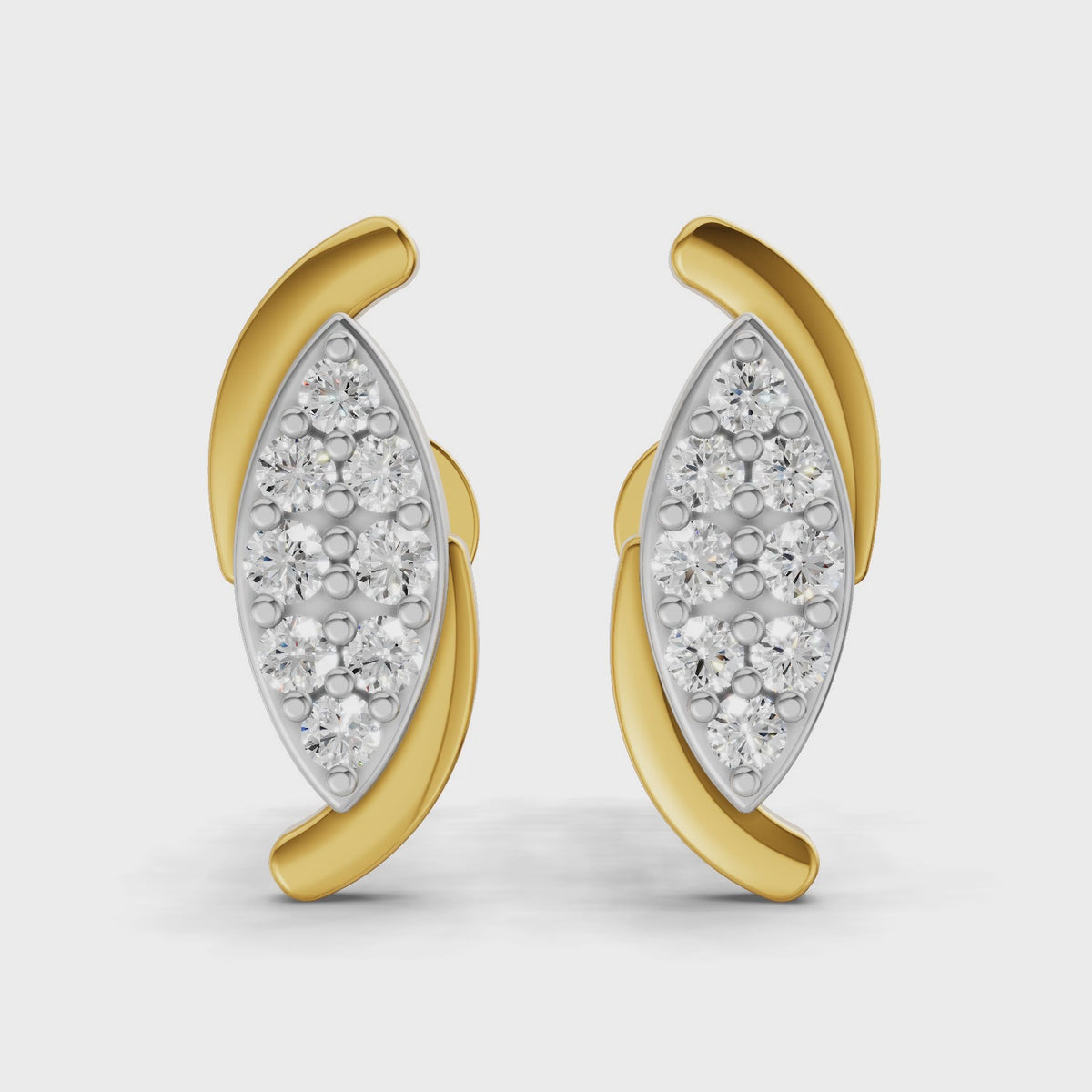 Sparq 0.17ct Timeless Diamond Cluster Stud Earrings