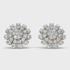 Sparq 0.76ct Statement Geometric Diamond Stud Earrings