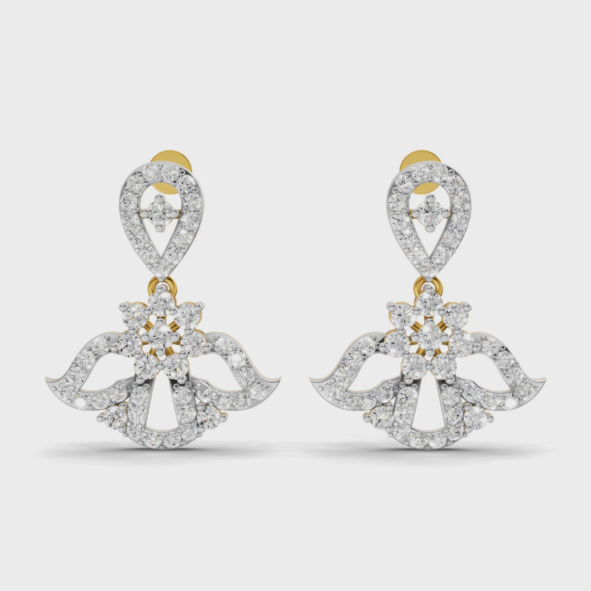 Sparq 1.72ct Grand Diamond Dangle Dangle Earrings
