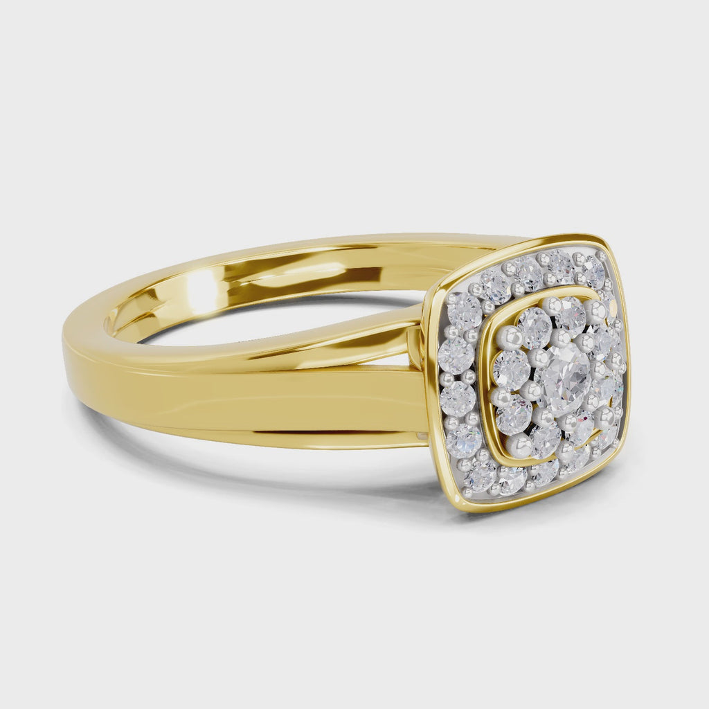 Sparq 0.39ct Statement Diamond Halo Ring
