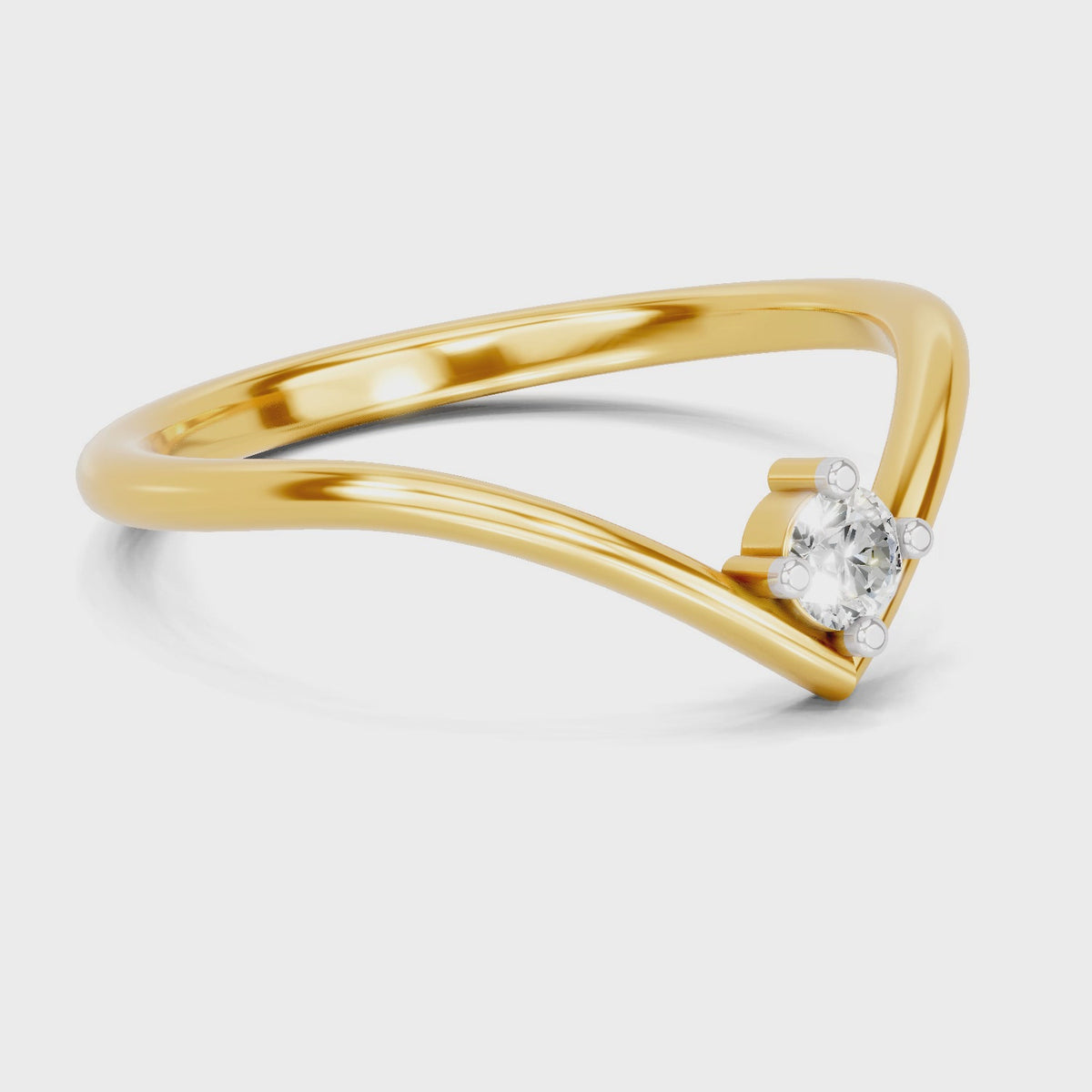 Sparq 0.11ct Minimal Diamond Cluster Ring