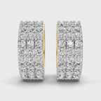 Sparq 0.72ct Statement Diamond Huggie Huggie Earrings
