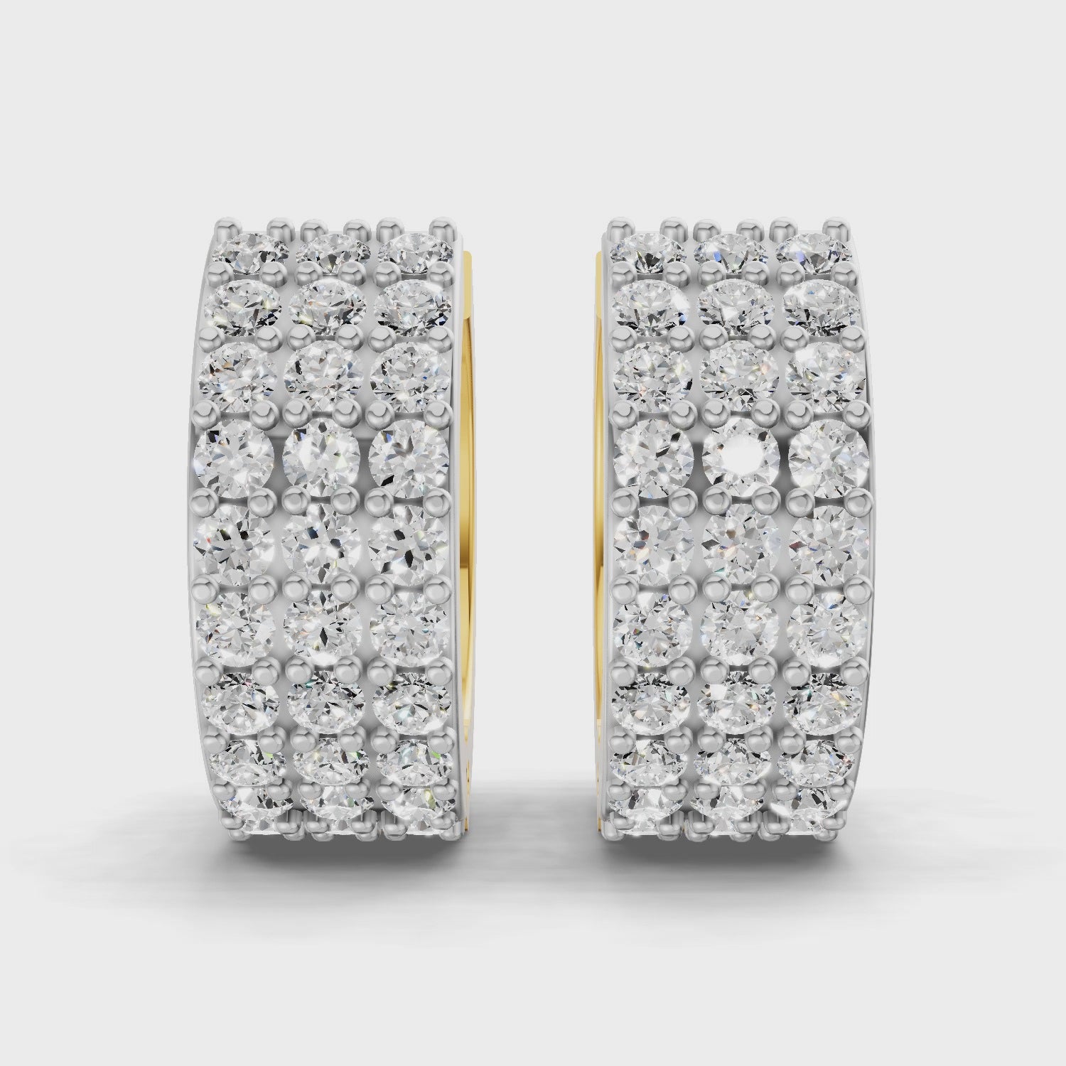 Sparq 0.72ct Statement Diamond Huggie Huggie Earrings